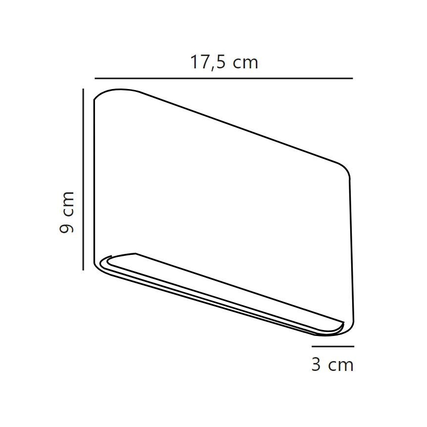 Nordlux - LED Outdoor wall light KINVER LED/8,5W/230V IP54 black