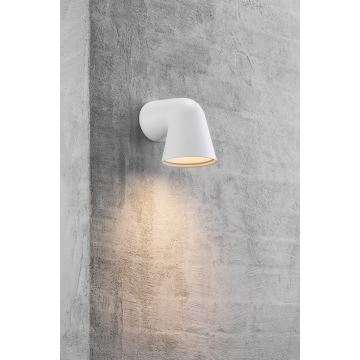 Nordlux - Outdoor wall light FRONT 1xGU10/28W/230V IP44 white