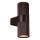 Nordlux - Outdoor wall light KYKLOP 2xGU10/25W/230V IP54 brown