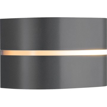 Nordlux - Outdoor wall light SIBELIS 1xE27/10W/230V IP44 anthracite