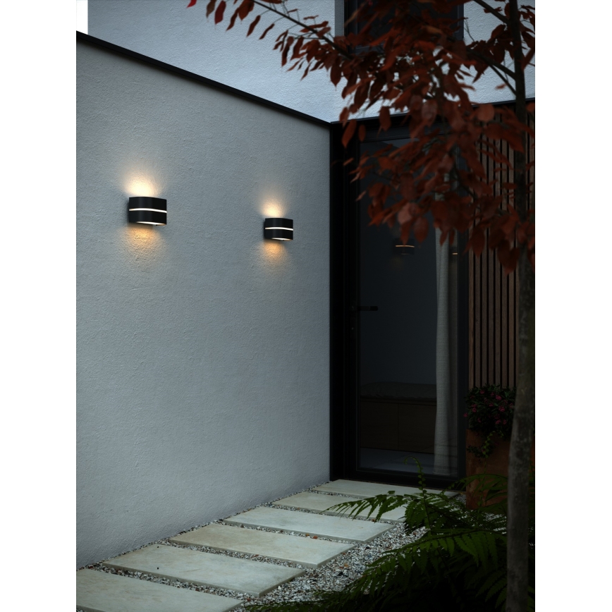 Nordlux - Outdoor wall light SIBELIS 1xE27/10W/230V IP44 black