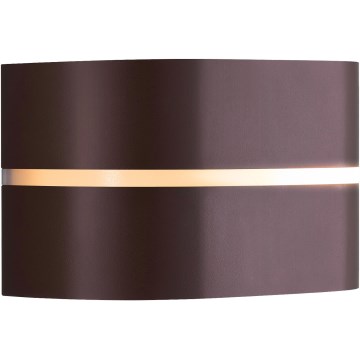 Nordlux - Outdoor wall light SIBELIS 1xE27/10W/230V IP44 brown