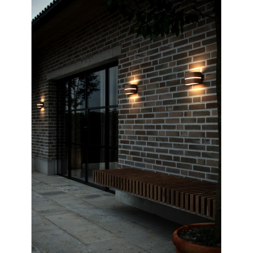 Nordlux - Outdoor wall light SIBELIS 1xE27/10W/230V IP44 brown