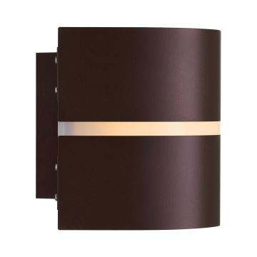 Nordlux - Outdoor wall light SIBELIS 1xE27/10W/230V IP44 brown