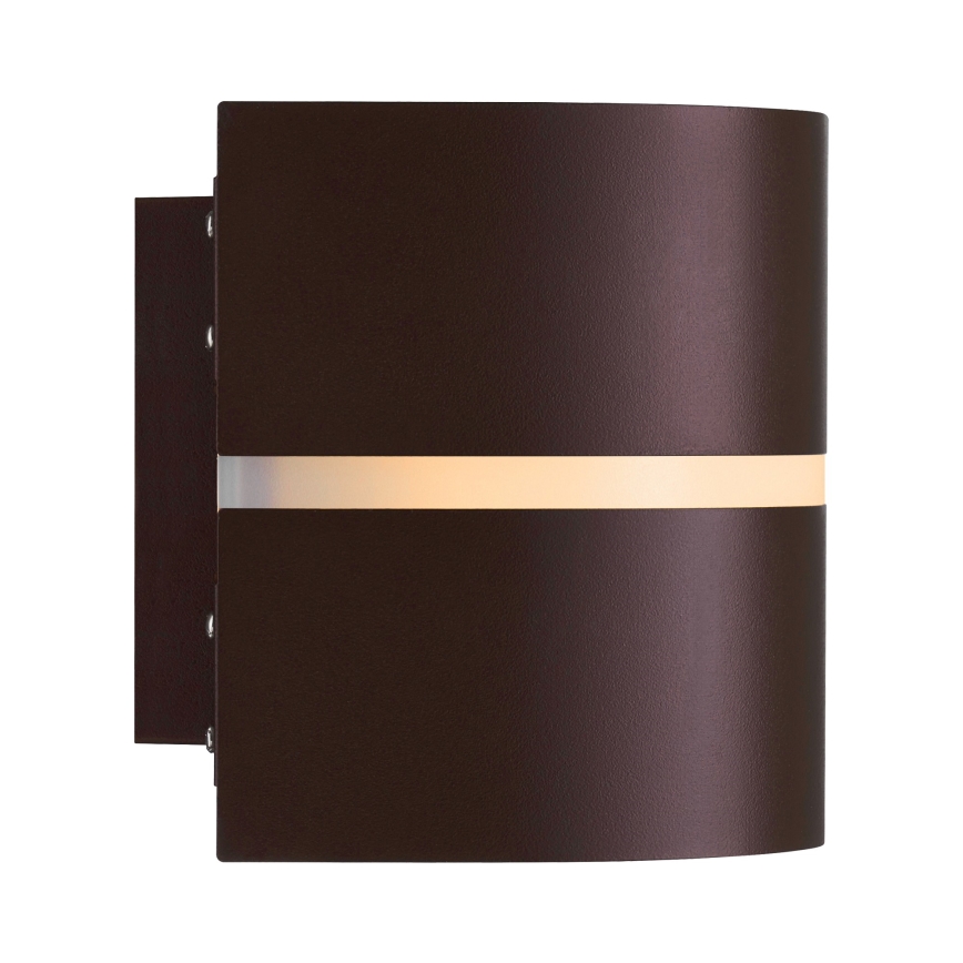 Nordlux - Outdoor wall light SIBELIS 1xE27/10W/230V IP44 brown