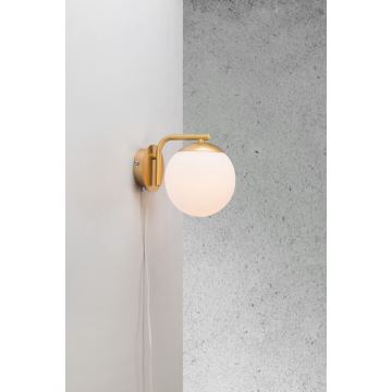 Nordlux - Wall lamp GRANT 1xE14/40W/230V gold