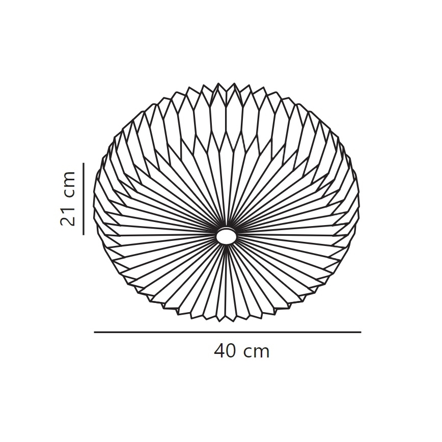 Nordlux - Wall light BELLOY 2xE27/25W/230V d. 40 cm