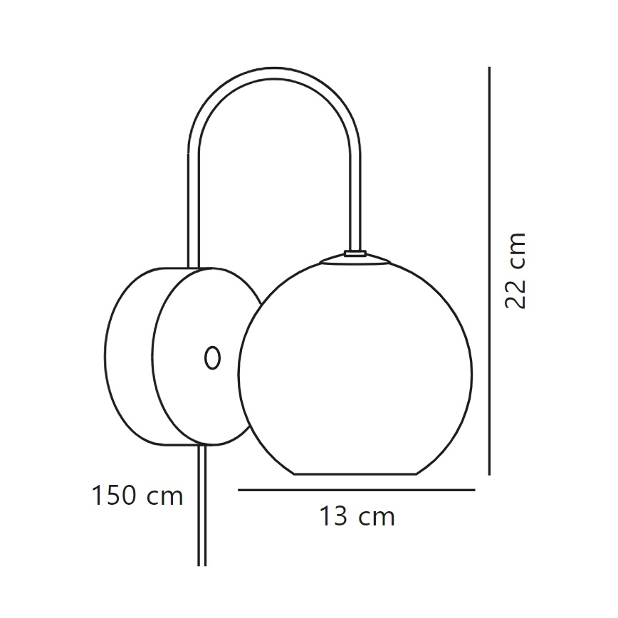 Nordlux - Wall light FRANCA 1xE14/40W/230V