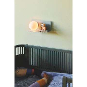 Nordlux - Wall light with a shelf LILIBETH 1xE14/25W/230V blue