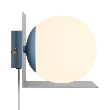 Nordlux - Wall light with a shelf LILIBETH 1xE14/25W/230V blue