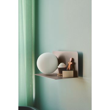 Nordlux - Wall light with a shelf LILIBETH 1xE14/25W/230V brown