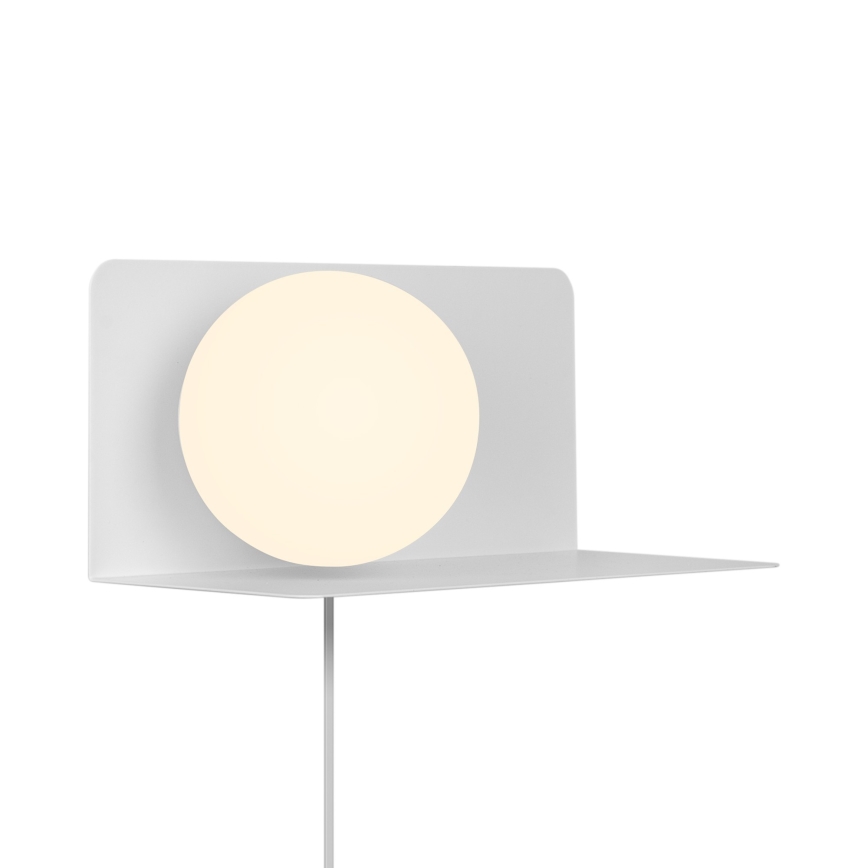 Nordlux - Wall light with a shelf LILIBETH 1xE14/25W/230V white