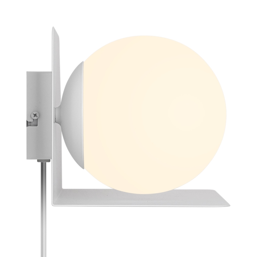 Nordlux - Wall light with a shelf LILIBETH 1xE14/25W/230V white