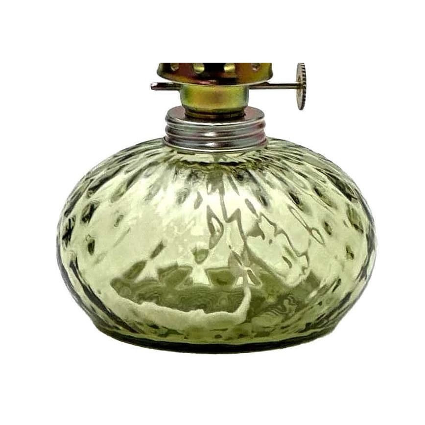 Oil lamp ELIŠKA 20 cm forest green