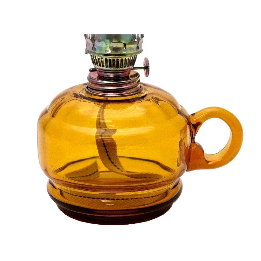 Oil lamp MONIKA 34 cm amber