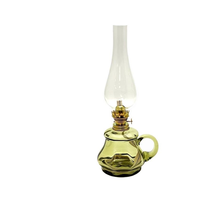 Oil lamp TEREZA 34 cm forest green