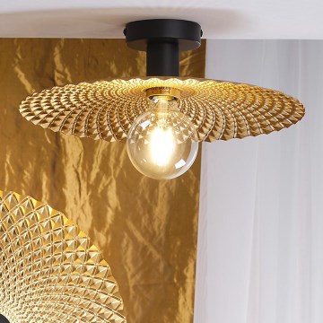 ONLI - Ceiling light GOLDEN 1xE27/22W/230V d. 38 cm gold/black