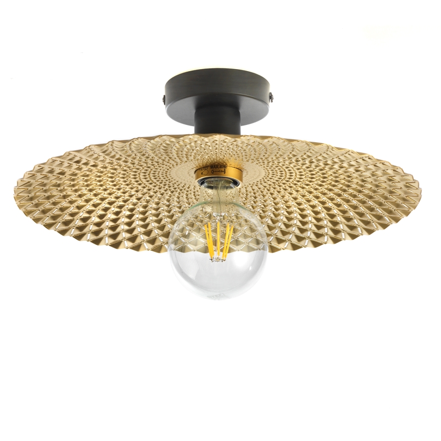 ONLI - Ceiling light GOLDEN 1xE27/22W/230V d. 38 cm gold/black