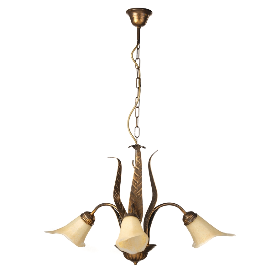 ONLI - Chandelier on a chain ALGA 3xE14/6W/230V bronze