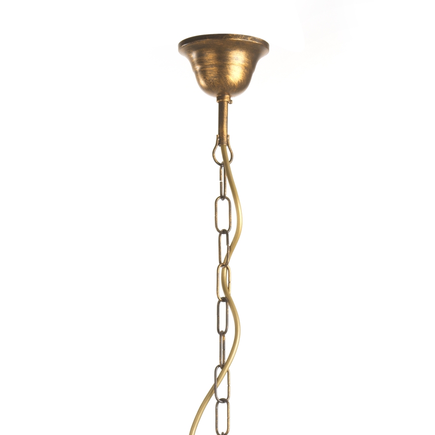 ONLI - Chandelier on a chain DOPPIO GIRO 5xE14/6W/230V bronze