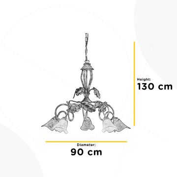 ONLI - Chandelier on a chain MARILENA 5xE14/6W/230V