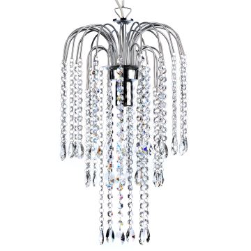 ONLI - Chandelier on a chain PIOGGIA 1xE27/22W/230V chrome