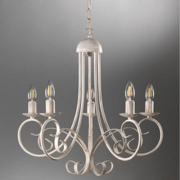 ONLI - Chandelier on a chain POMPEI 5xE14/6W/320V creamy