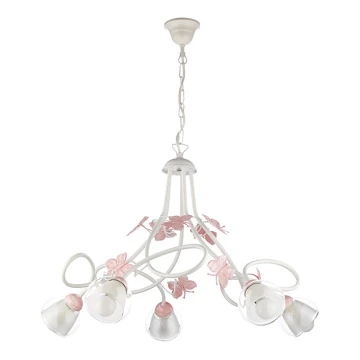ONLI - Children's chandelier BUTTERFLY 5xE14/6W/230V
