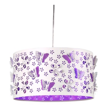 ONLI - Children's chandelier TITILLA 1xE27/22W/230V purple/white