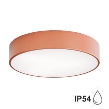 Outdoor ceiling light with a sensor CLEO 3xE27/24W/230V d. 40 cm copper IP54