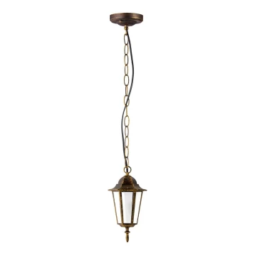 Outdoor chandelier 1xE27/20W/230V IP43 patina