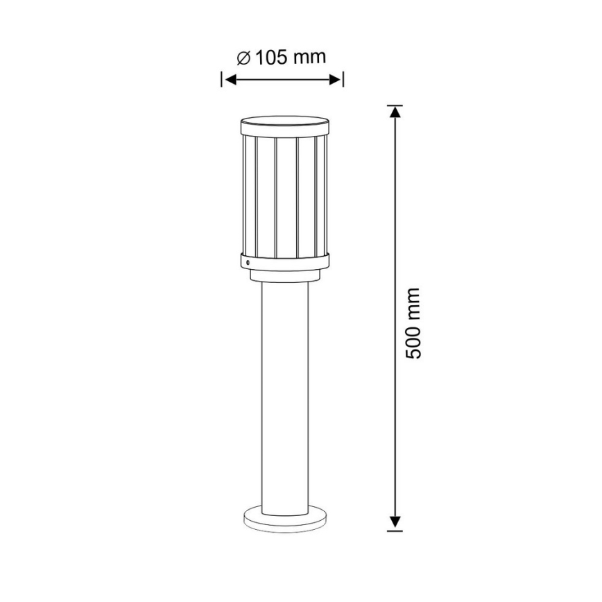 Outdoor lamp FIORD 1xE27/10W/230V IP44