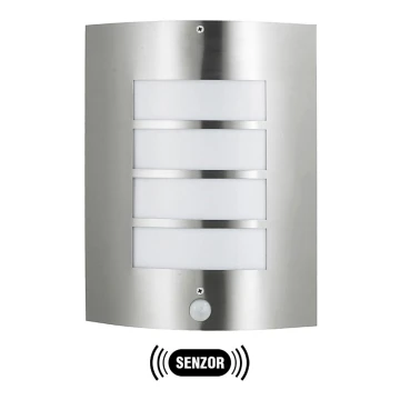 Outdoor light MEMPHIS with a sensor stainless steel IP44