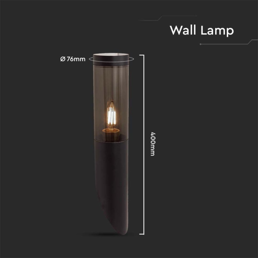 Outdoor wall light 1xE27/18W/230V IP44