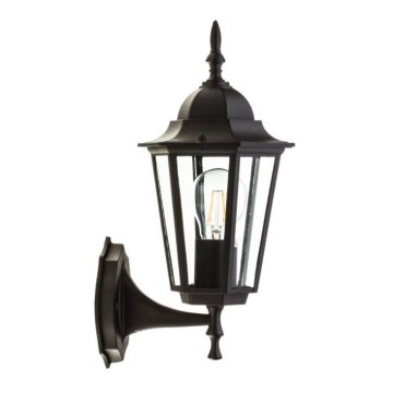 Outdoor wall light 1xE27/60W/230V IP44 black