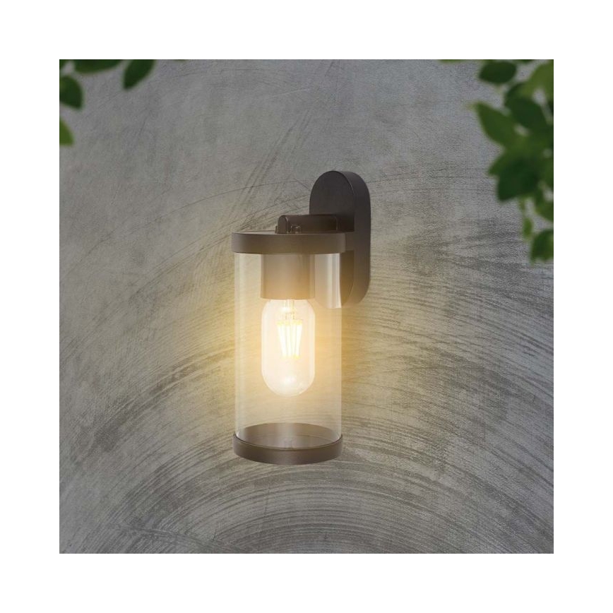 Outdoor wall light 1xE27/60W/230V IP44 black