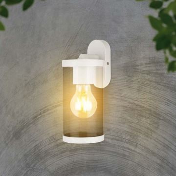 Outdoor wall light 1xE27/60W/230V IP44 white