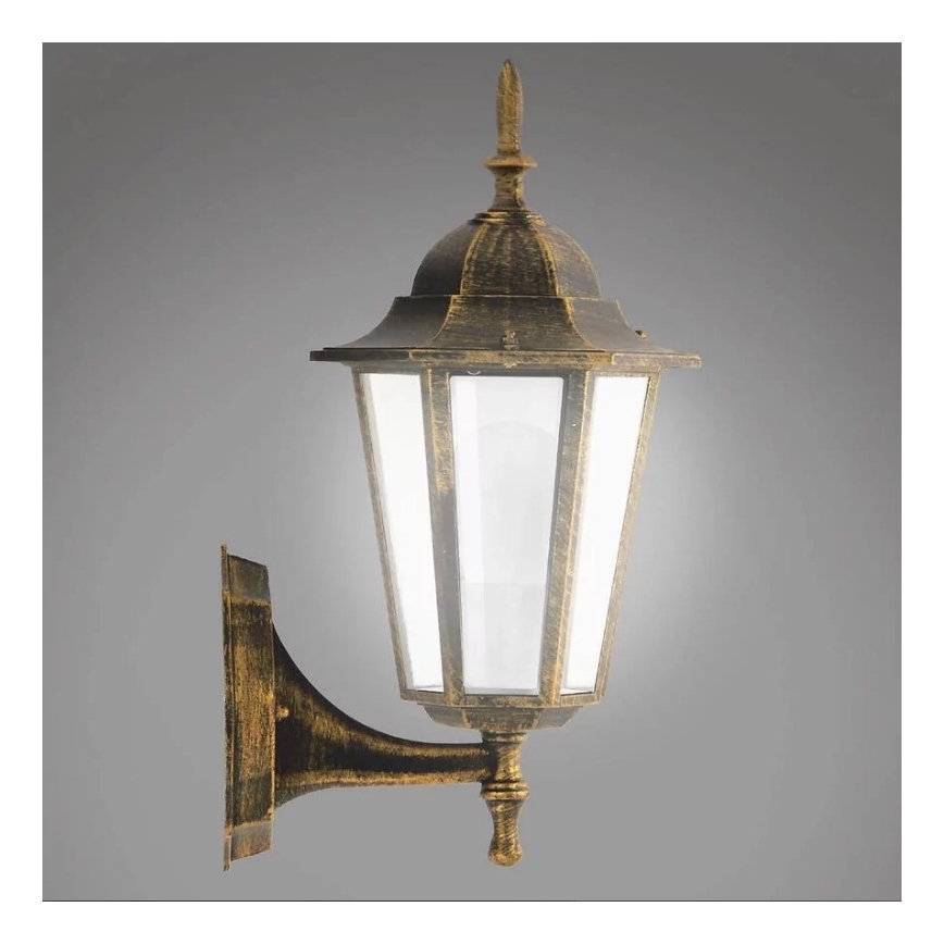 Antique Brass Patina Wall Light