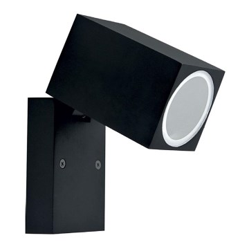 Outdoor wall light 1xGU10/35W/230V IP44 black