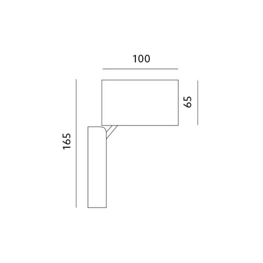 Outdoor wall light 1xGU10/35W/230V IP44 black