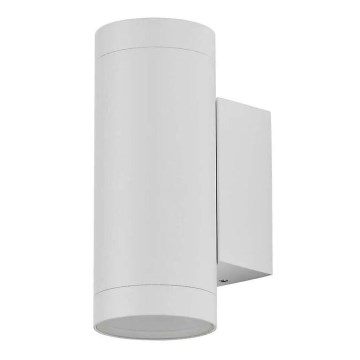 Outdoor wall light 2xGU10/40W/230V IP54 white