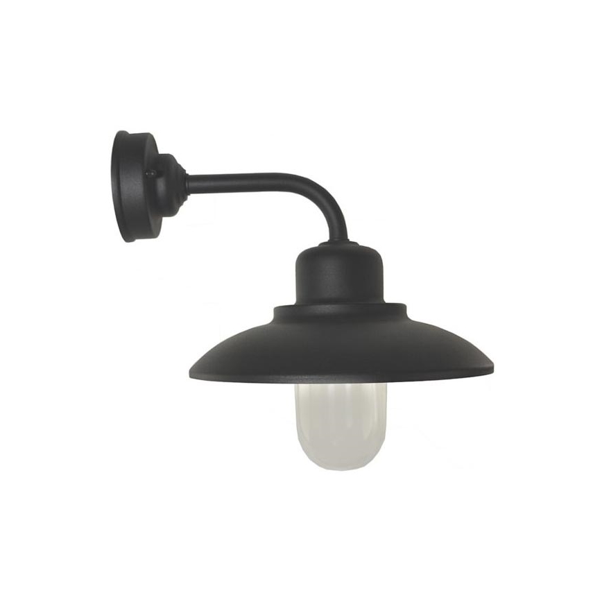 Outdoor wall light BARD 1xE27/60W/230V IP44 black