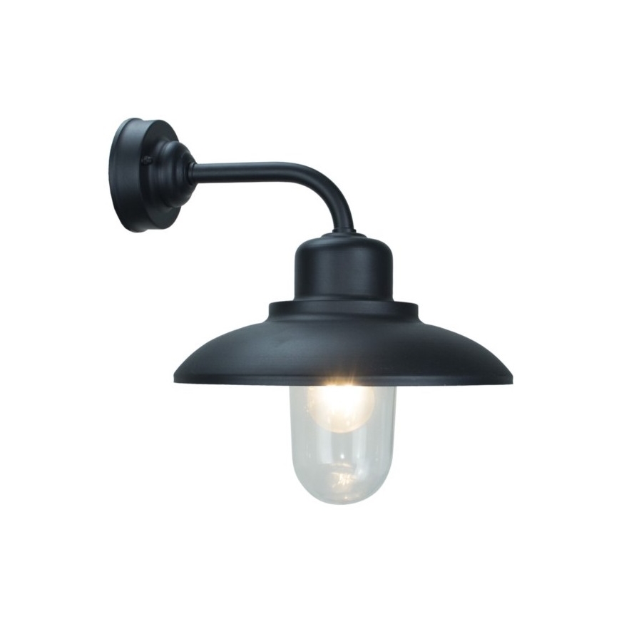 Outdoor wall light BARD 1xE27/60W/230V IP44 black