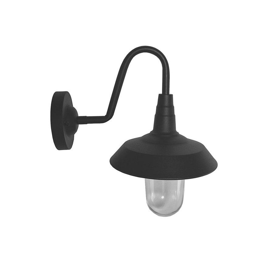 Outdoor wall light NILDA 1xE27/60W/230V IP44 black