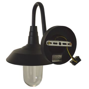 Outdoor wall light NILDA 1xE27/60W/230V IP44 black