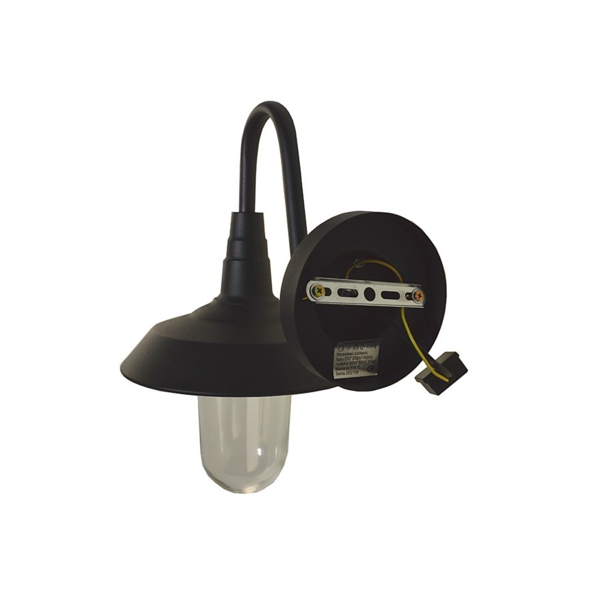 Outdoor wall light NILDA 1xE27/60W/230V IP44 black