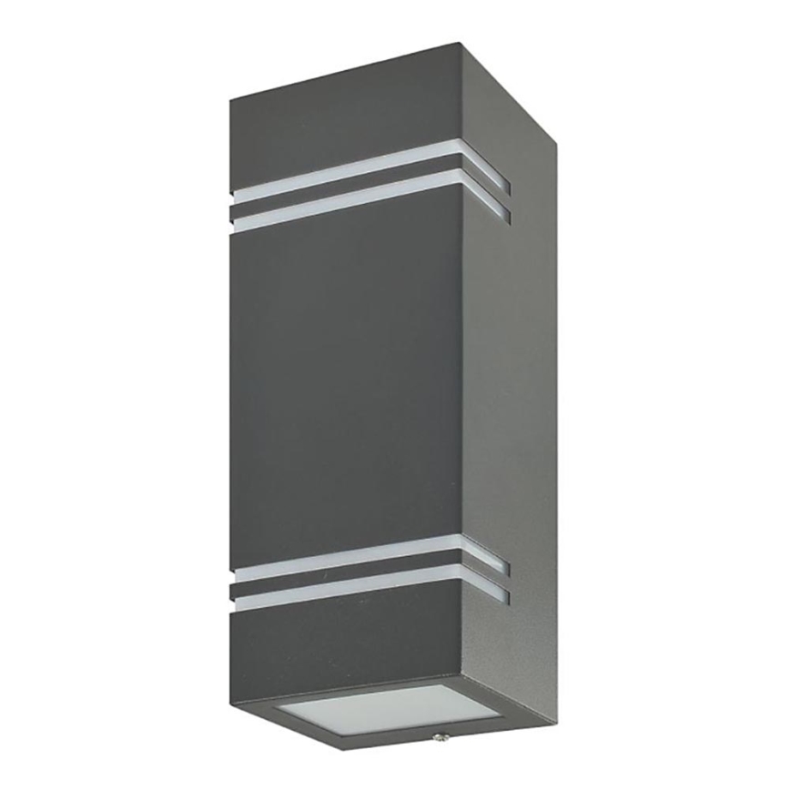 Outdoor wall light QUAZAR7 2xGU10/11W/230V IP44 grey