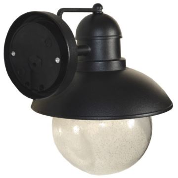 Outdoor wall light WILDA 1xE27/60W/230V IP44 black