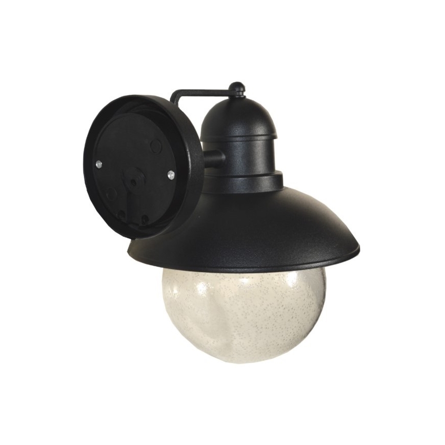 Outdoor wall light WILDA 1xE27/60W/230V IP44 black