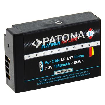 PATONA - Battery Canon LP-E17 1050mAh Li-Ion Platinum Decoded